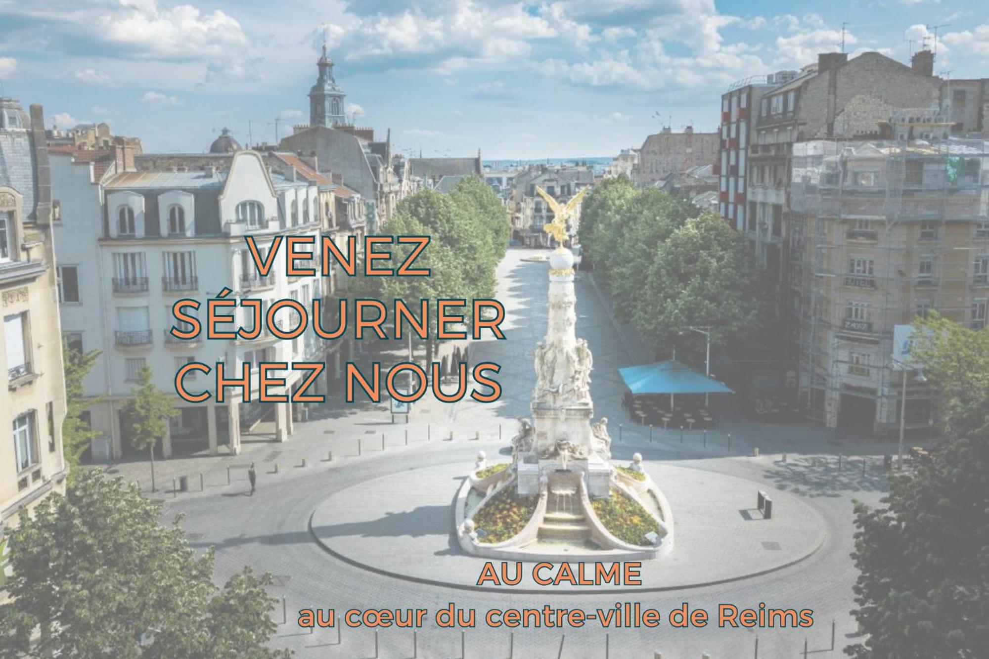 Refuge Urbain - Ideal Pro, Familles & Amis - Le Calme En Hypercentre - Wifi Haut Debit - Netflix - Machine A Laver - Gare, Cathedrale, Commerces, Restaurants & Transports En Commun A Moins De 10 Minutes A Pied Reims Buitenkant foto
