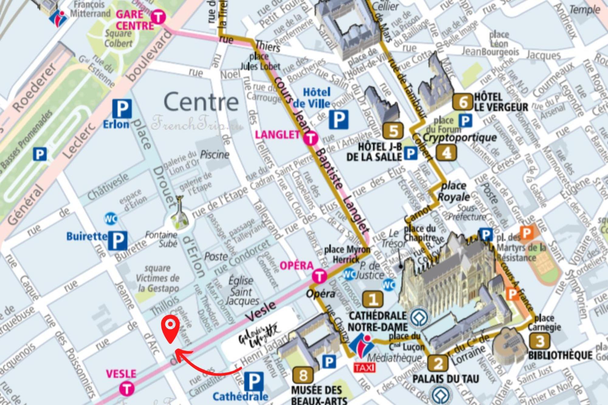 Refuge Urbain - Ideal Pro, Familles & Amis - Le Calme En Hypercentre - Wifi Haut Debit - Netflix - Machine A Laver - Gare, Cathedrale, Commerces, Restaurants & Transports En Commun A Moins De 10 Minutes A Pied Reims Buitenkant foto